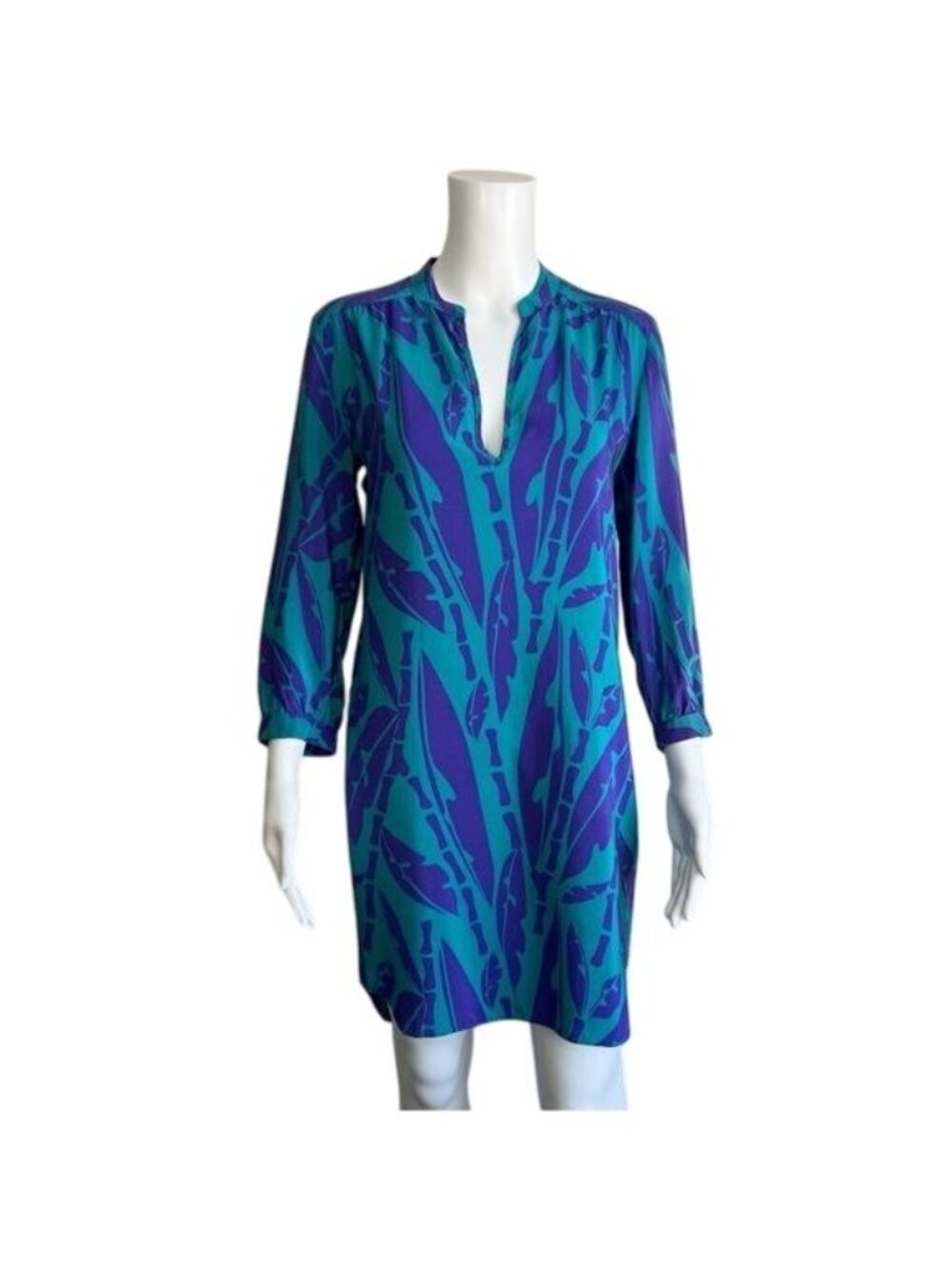 Amanda Uprichard Long Sleeve Silk Dress - P